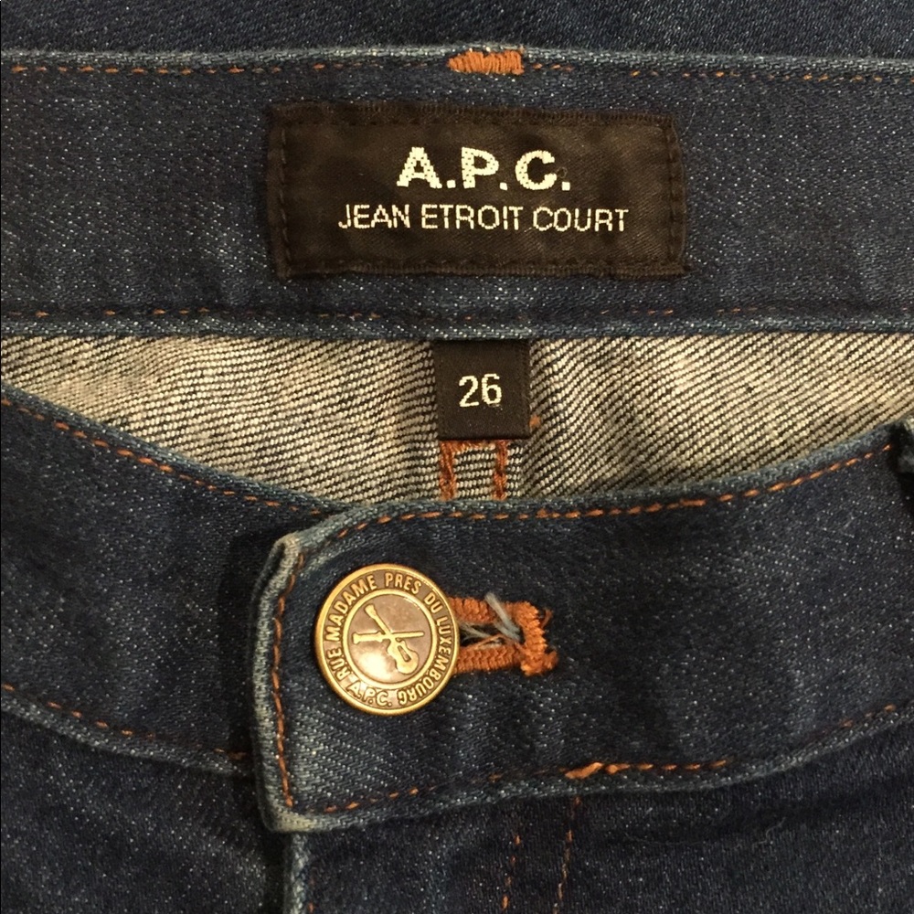A.P.C. Jean Etroit Court women’s size 26